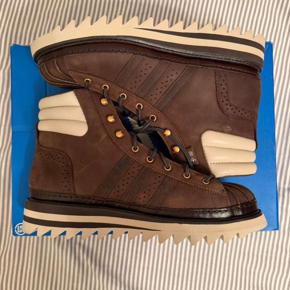 adidas x CLOT Men’s High-Top Lace-Up Boots - Picture 10 of 12